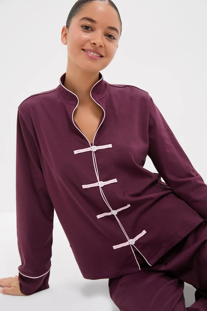 Winetasting Pima Cotton Wilford Women's Pajama Set | Tuckernuck (US)