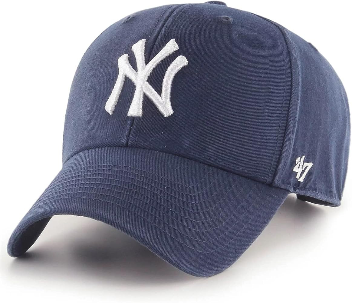Amazon.com: '47 MLB Team Color Home Basic MVP Adjustable Hat, Youth One Size Fits All (New York Y... | Amazon (US)