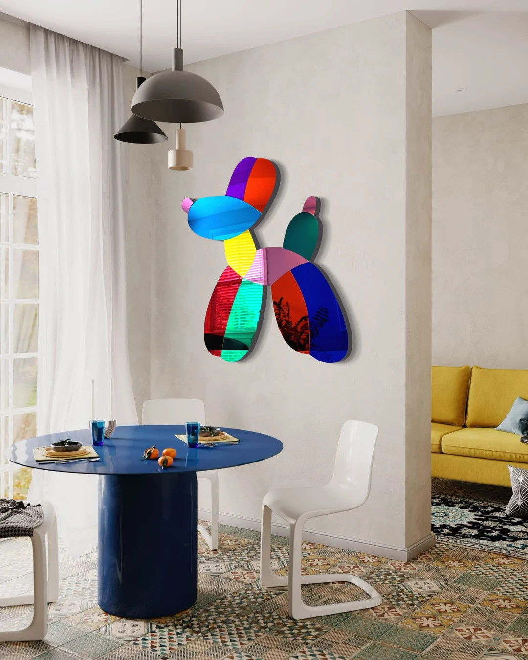 Trendy Balloon Dog Wall Art , Colorful Pop Art, Wall Decor, Gift for Girl, Boy, Modern Art, Maxim... | Etsy (US)