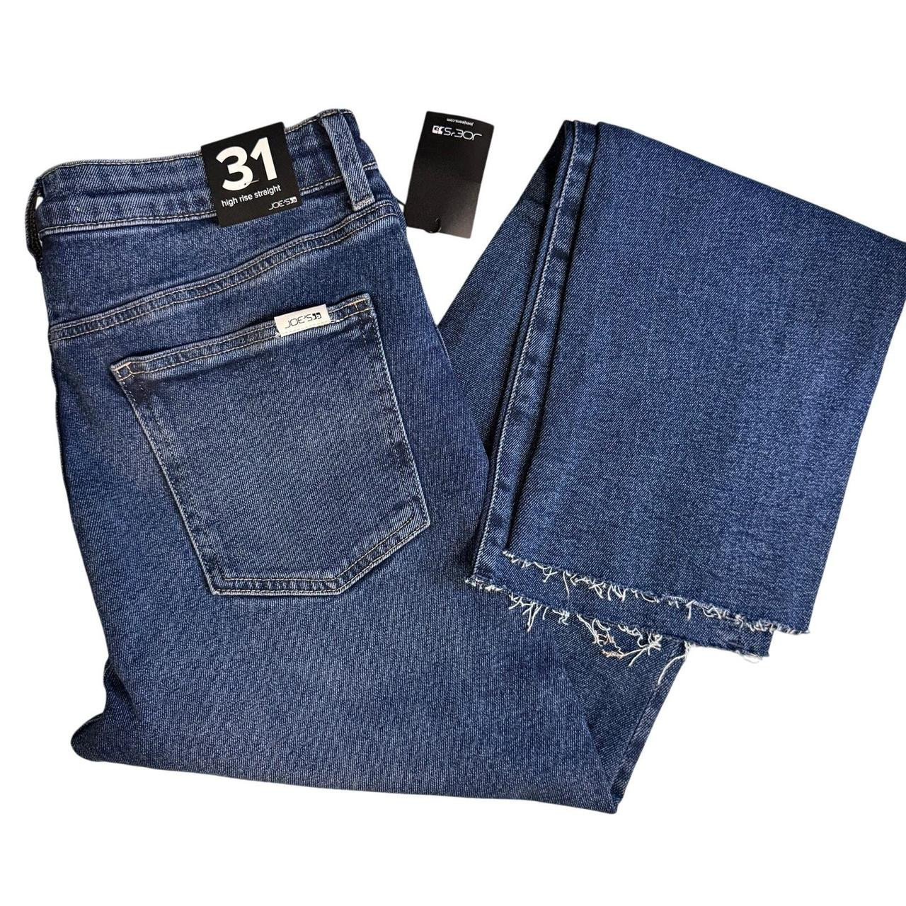 Joe's Jeans Women's Straight leg Jeans - Blue - 31 | Depop US