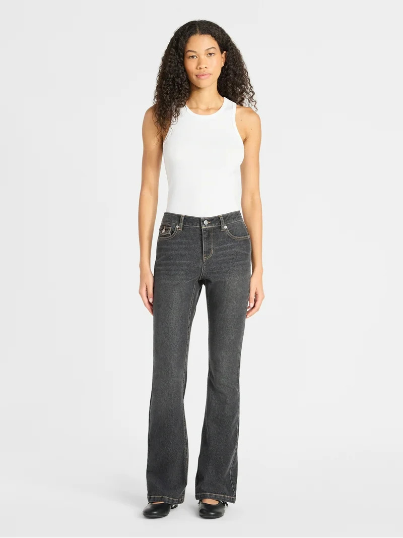 No Boundaries Stretch Denim Bootcut Jeans, 32" Inseam, Women's | Walmart (US)