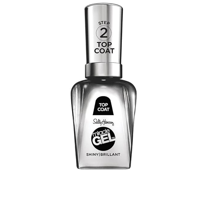 Sally Hansen Miracle Gel™, Shiny Top Coat, Long Lasting, Gel-Like Formula, No UV Lamp Needed, C... | Amazon (US)