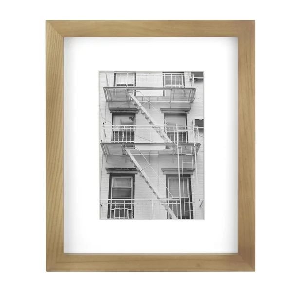 Better Homes & Gardens 8x10 Matted to 5x7 Wood Tabletop Picture Frame, Brown - Walmart.com | Walmart (US)