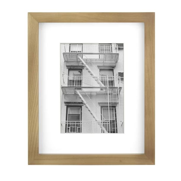 Better Homes & Gardens 8x10 matted to 5x7 Wood Tabletop Picture Frame, Brown - Walmart.com | Walmart (US)