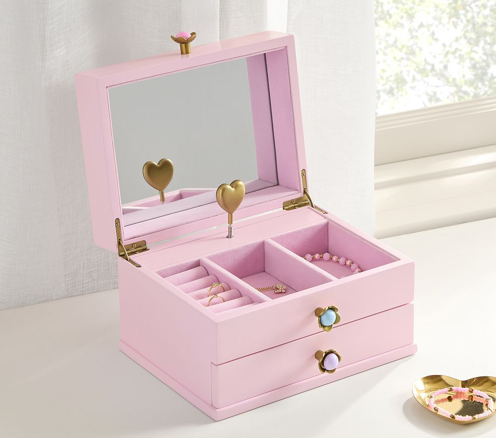 Stoney Clover Lane Flower Musical Jewelry Box | Pottery Barn Kids