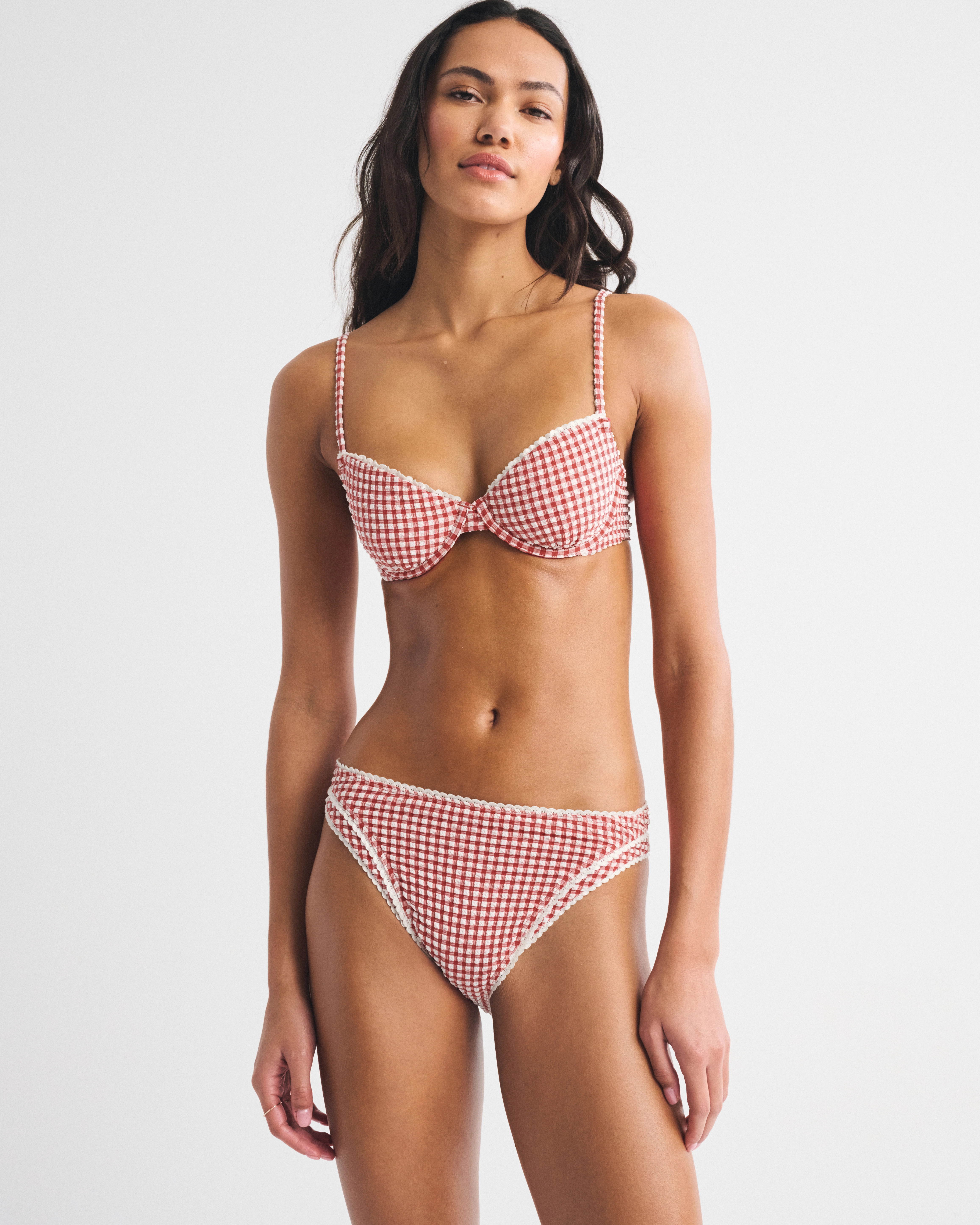 Mid Rise High-Leg Moderate Bottom | Abercrombie & Fitch (US)