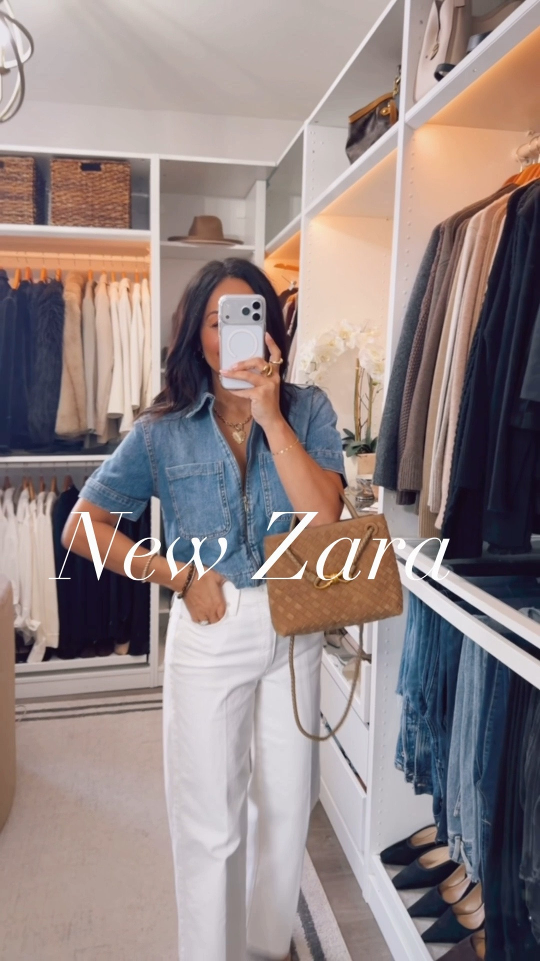 New Zara⭐️ 
Wearing a medium in the dresses and the black knit zip-up top ( I could have done small in the top)
Wearing an xs in the poplin skirt. I’m wearing my true size small in everything else.

#LTKootd #LTKOver40