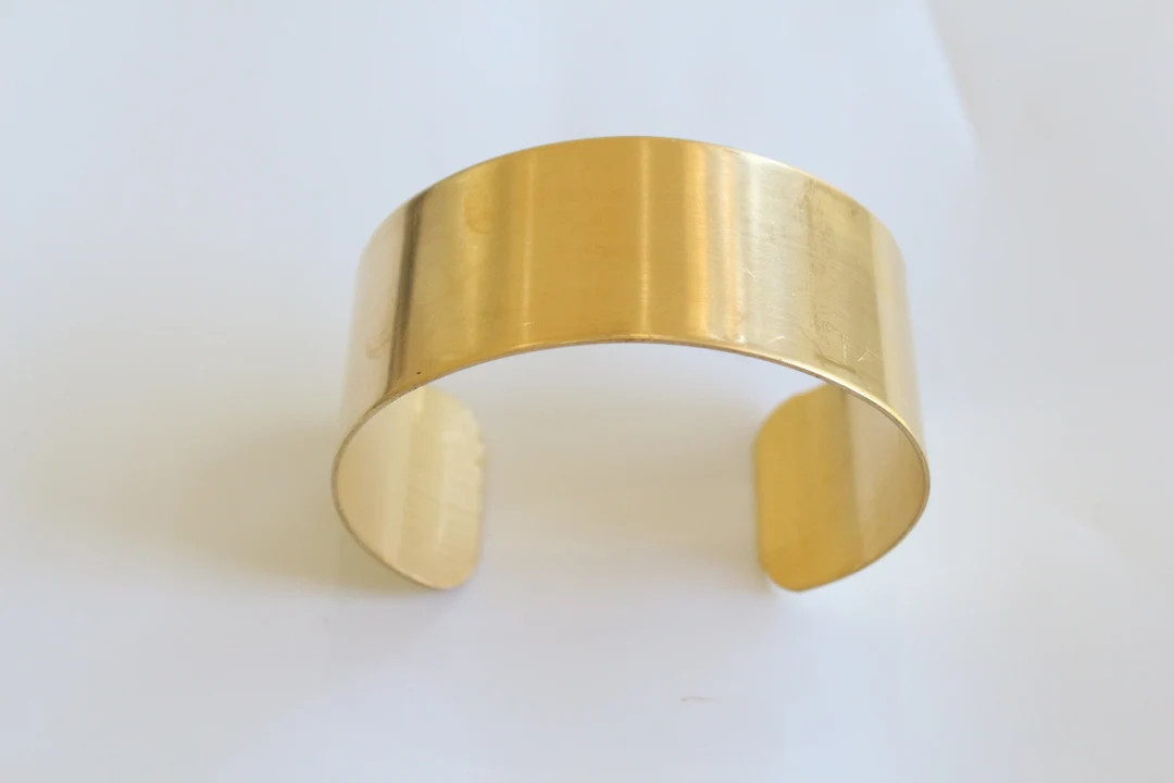 Brass Cuff Bracelet Blanks Florist Cuff Crosage Bulk Wholesale Available - Etsy | Etsy (US)
