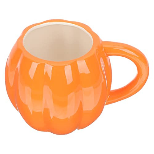 Pumpkin Ceramic Coffee Mug Halloween Pumpkin Cups Ceramic Coffee Mug Milk Cup Fun Autumn Mugs for Women Men ( 500ml ) | Amazon (US)