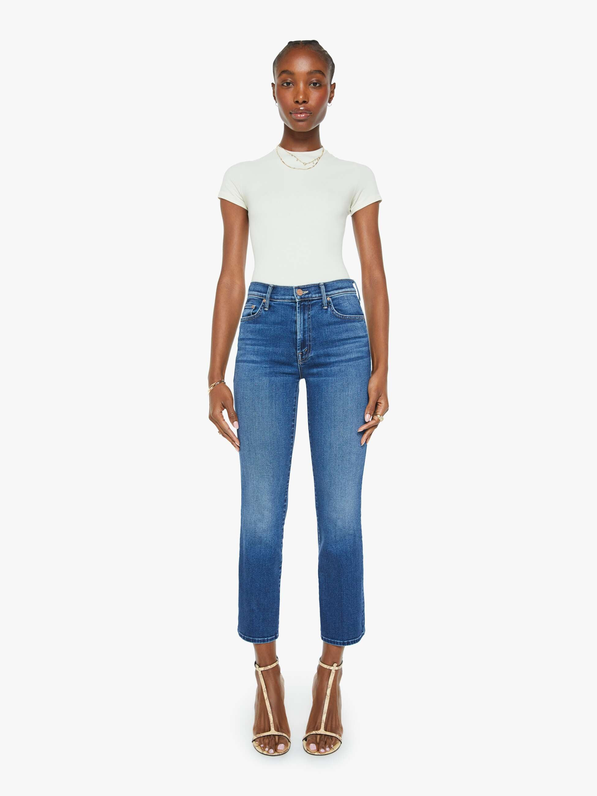 The Outsider Ankle - Scorchin' Hot | Mother Denim