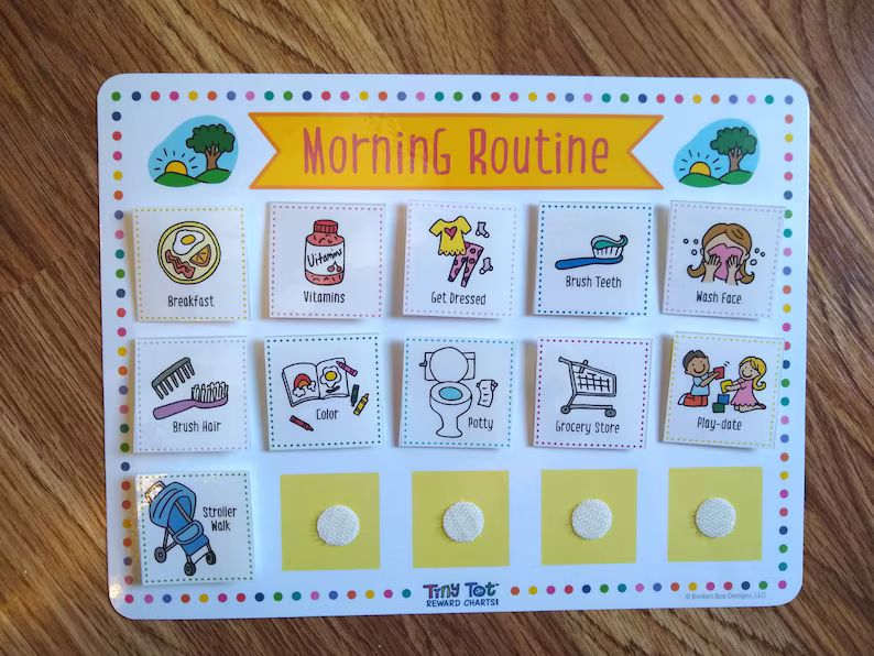 Daily Visual Schedule 120 Routine and Activity Cards, Includes Charts - Etsy | Etsy (US)