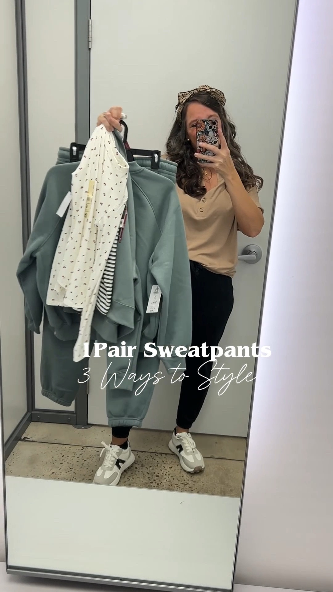 Cozy vibes. 1 pair of sweatpants, multiple ways to style. 

Wearing M in tops, S in joggers. 5’2, 140lbs, 36C, 31 waist, 40 hips, 26 inseam. 

#LTKStyleTip #LTKTravel #LTKFindsUnder50