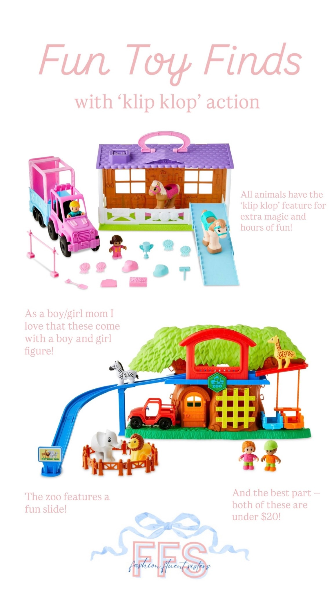 The cutest ‘klip klop’ toys under $20! Make great gifts! 

#LTKFindsUnder50 #LTKKids