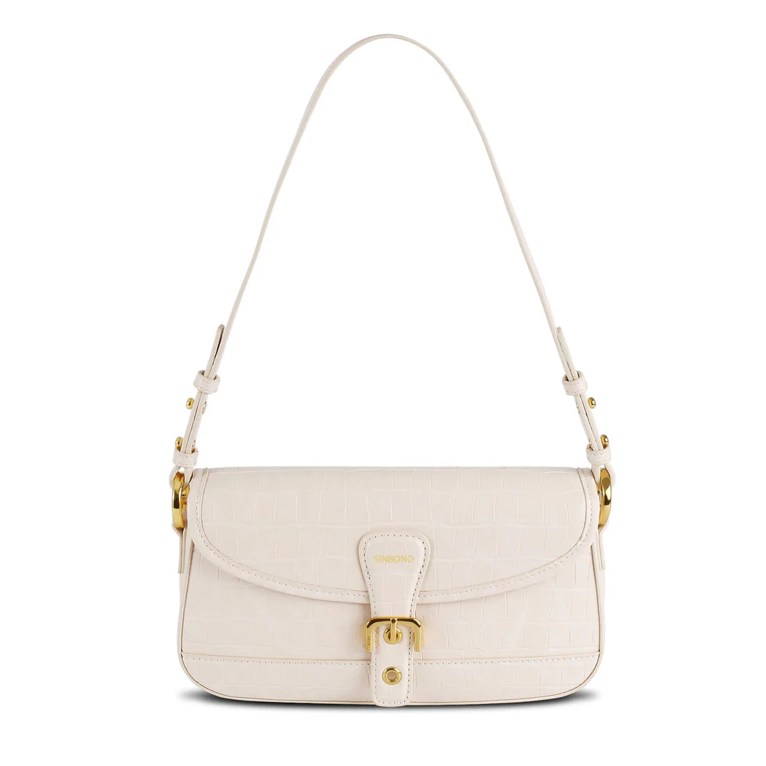 SINBONO Fiona Shoulder Bag | Travel Shoulder Bag Ivory | SINBONO INC.