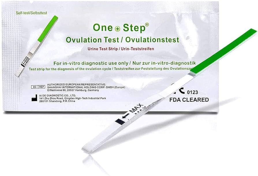 50 x One Step Ovulation Strips 20miu/ml Test Kit Sensitive Fertility Predictor Testing Sticks (Wi... | Amazon (UK)