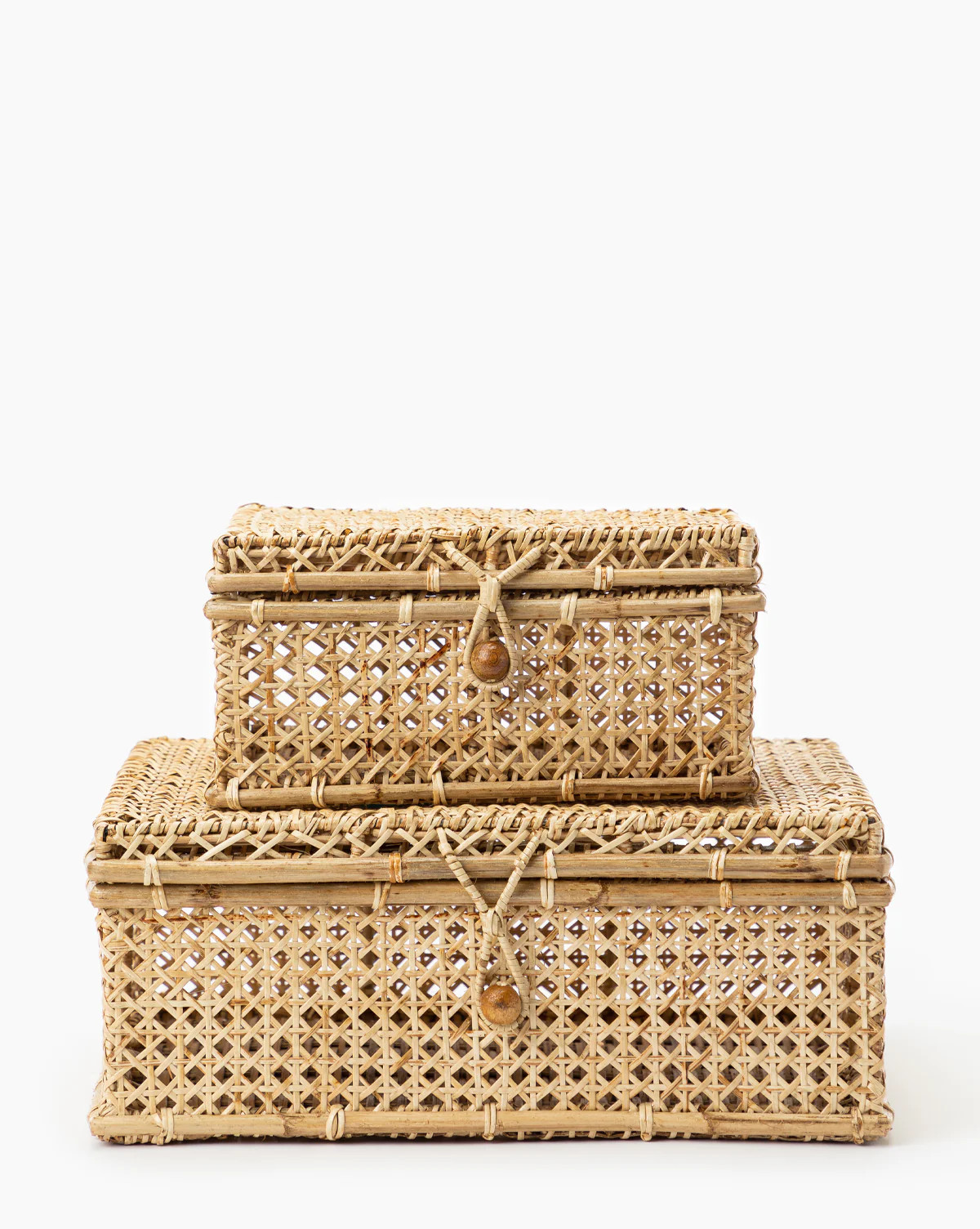 Cielo Cane Boxes (Set of 2) | McGee & Co. (US)