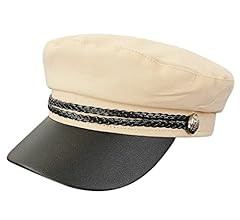 Women Newsboy Hat Cap Yacht Captain Sailor Hat Chauffeur Fisherman Cabbie Baker Boy Beret Cap | Amazon (US)