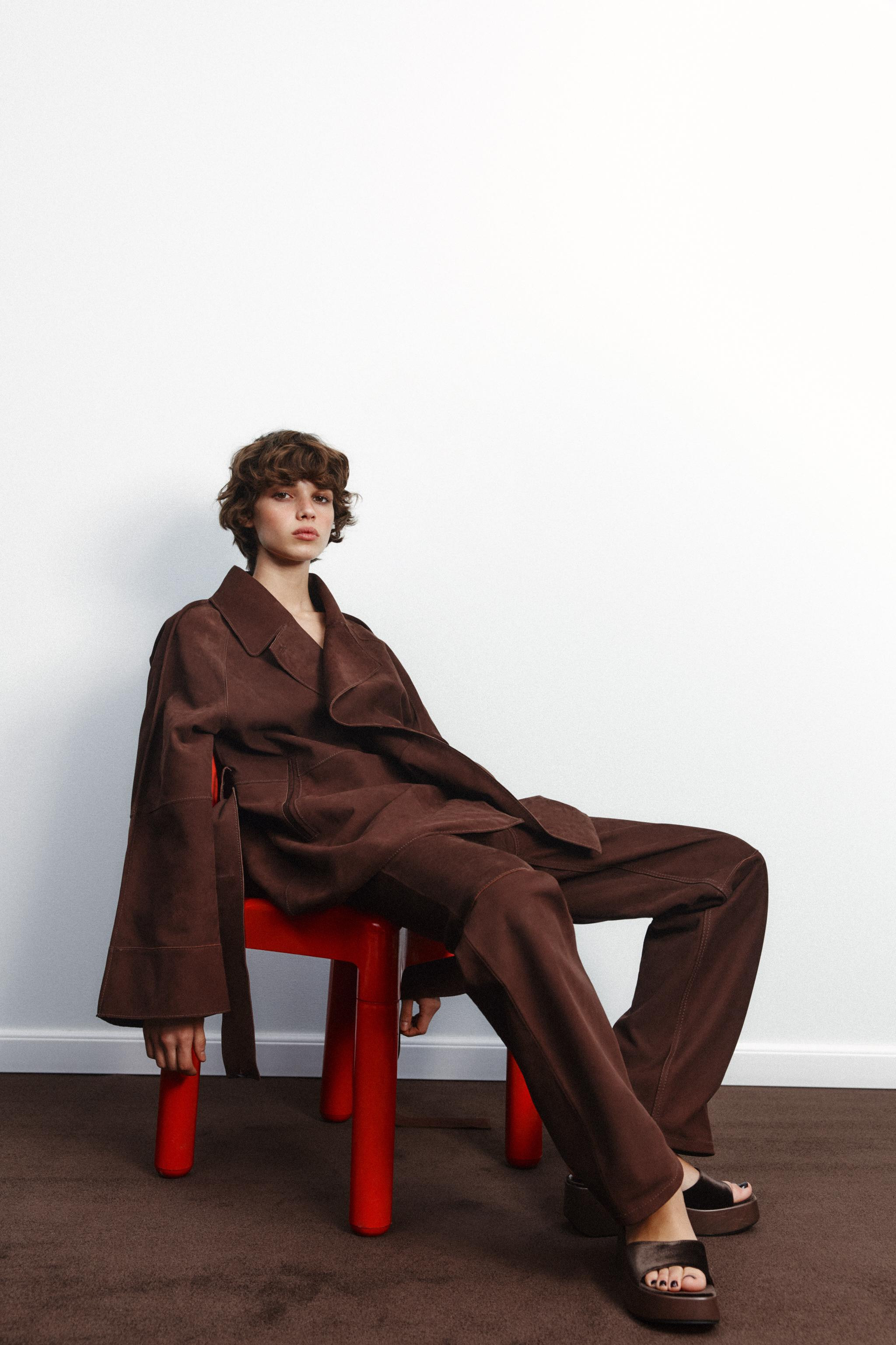 VELVET EFFECT PLATFORM SANDAL | Zara US