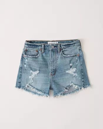 High Rise Mom Shorts | Abercrombie & Fitch US & UK