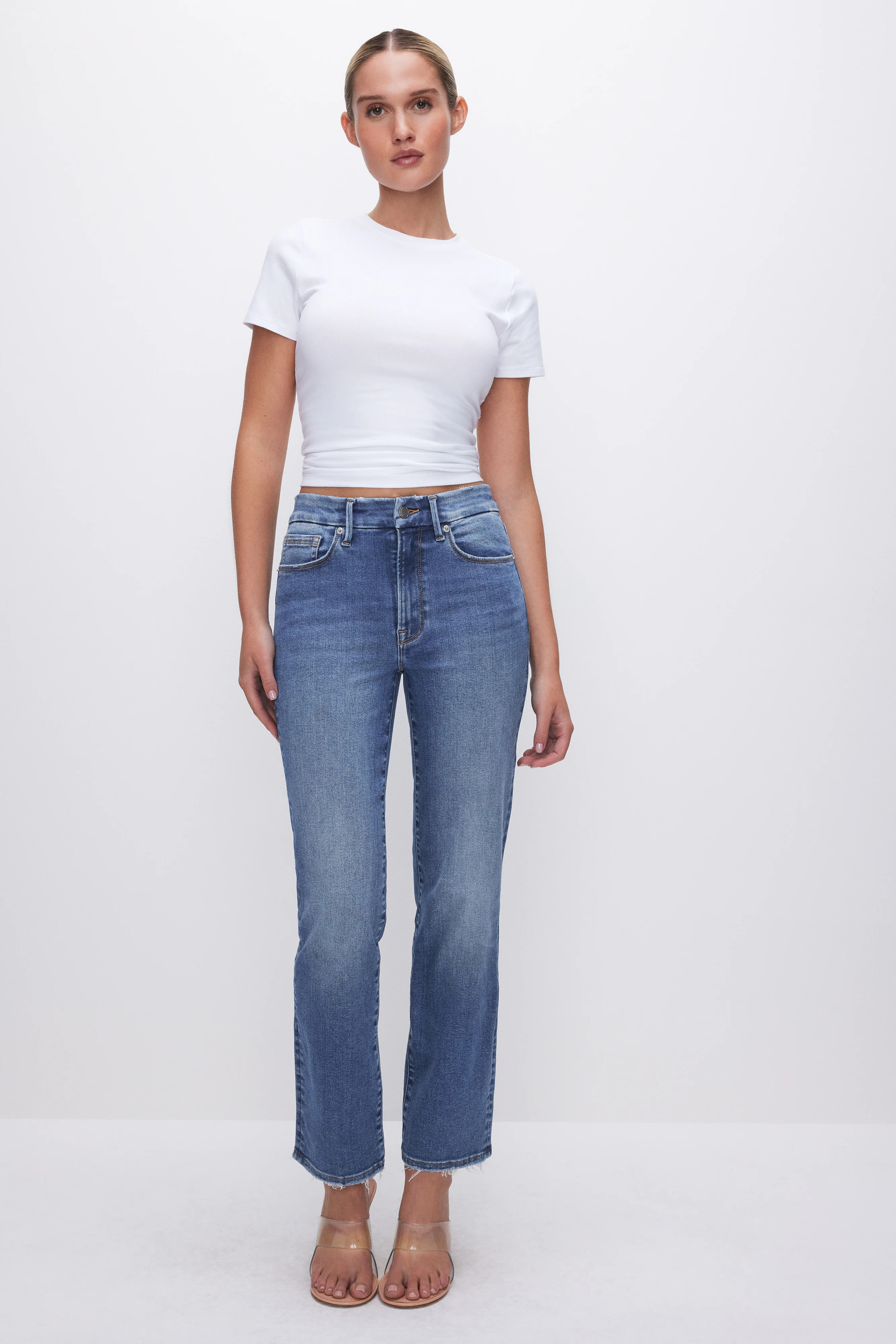 ALWAYS FITS GOOD LEGS STRAIGHT JEANS | INDIGO316 - GOOD AMERICAN | Good American