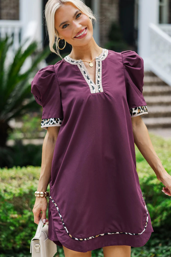 Pretty Paradise Plum Purple Dress | The Mint Julep Boutique