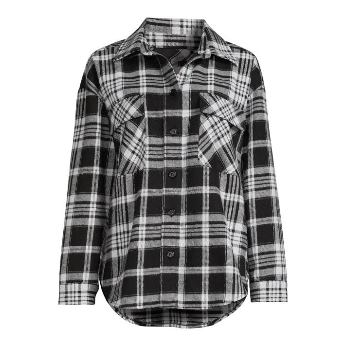 Liv & Lottie Juniors' Plaid Shacket - Walmart.com | Walmart (US)