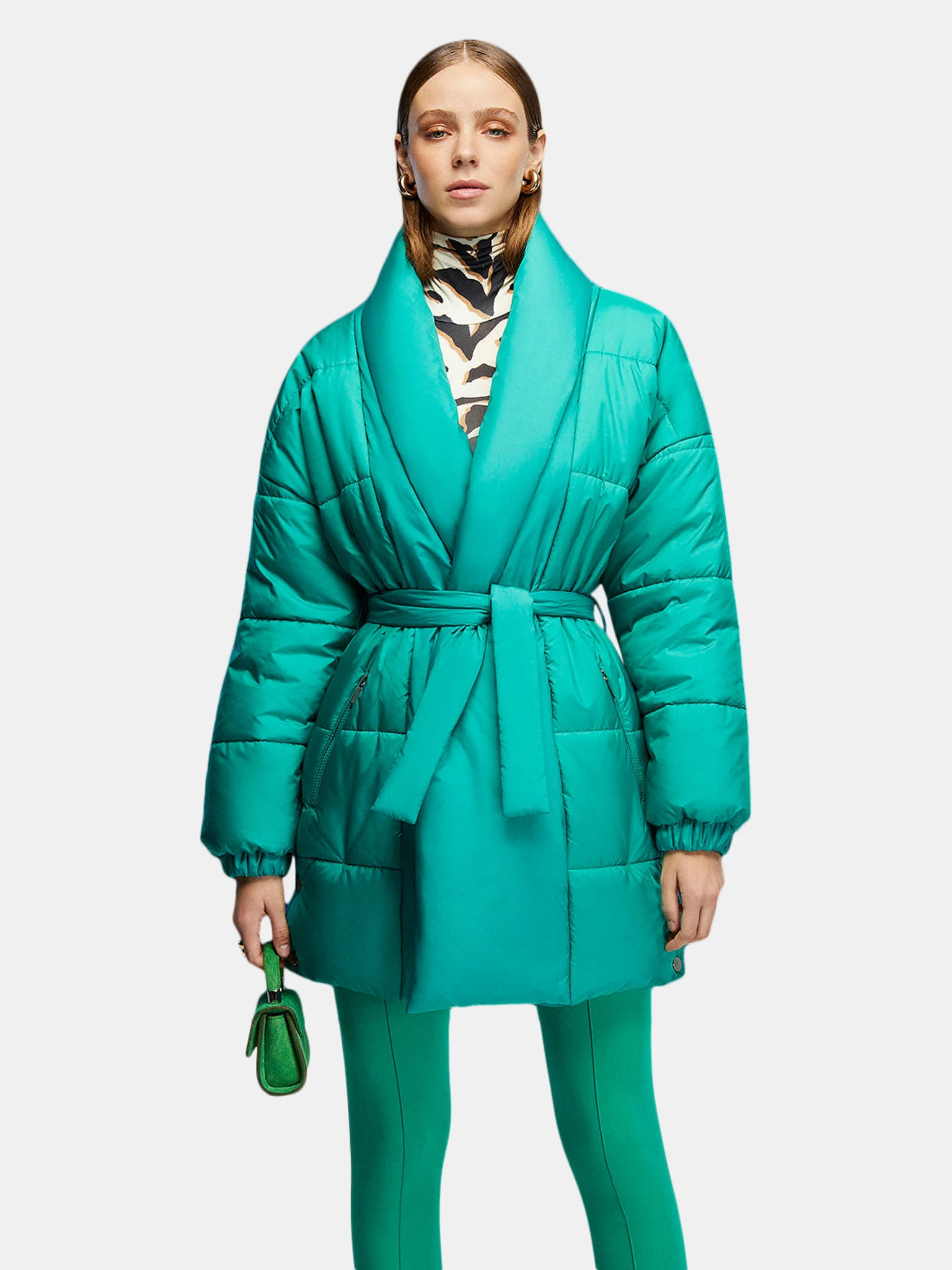 Nocturne Belted Puffer Jacket | Verishop