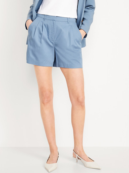Extra High-Waisted Taylor Trouser Shorts -- 5-inch inseam | Old Navy (US)