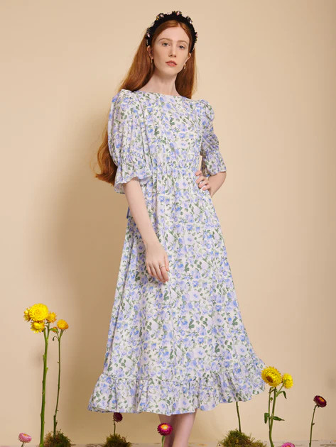 Forget-Me-Not Midi Dress | Sister Jane (UK)