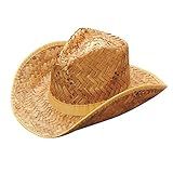 U.S. Toy Tan Woven Straw Rolled Cowboy Hat | Amazon (US)