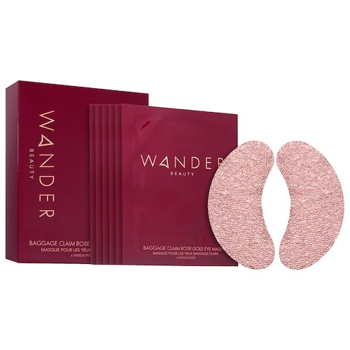 Baggage Claim Rose Gold Eye Masks - Wander Beauty | Sephora (US)