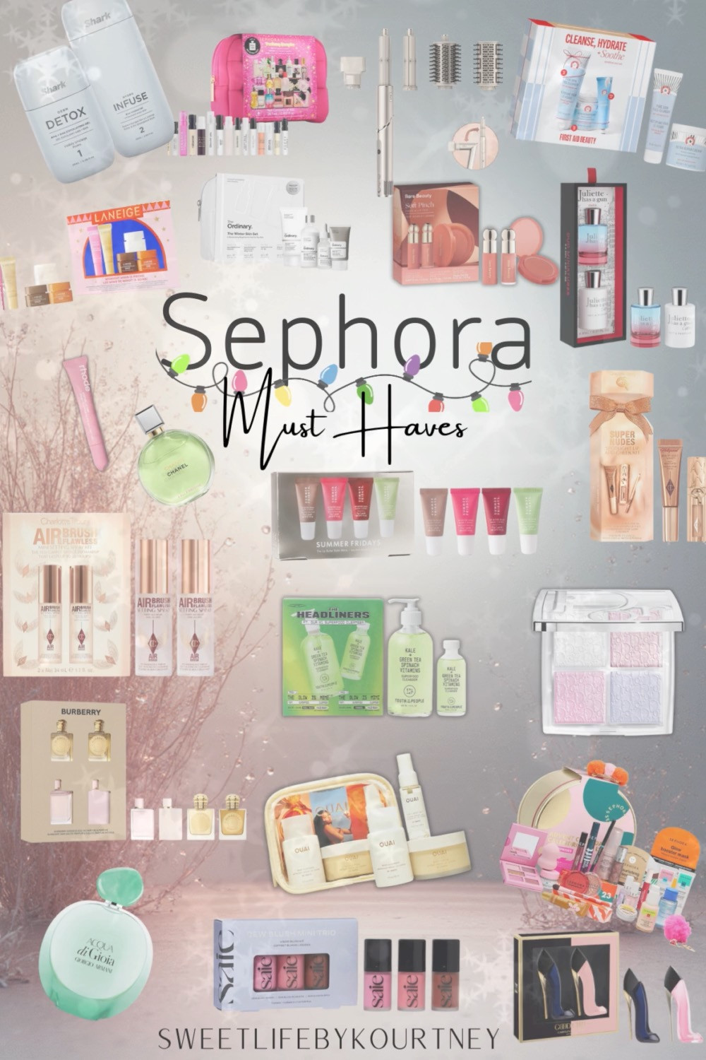 Sephora Must Haves 💄✨
My top Sephora beauty picks you’ll want in your makeup bag for the holidays — viral favorites, gift sets, glowy skin essentials, luxury skincare minis, must-have mascaras, lip oils, blushes, perfumes, and beauty tools everyone swears by.
So many of these Sephora finds are included in Cyber Monday deals or holiday value sets, making them PERFECT for gifting, stocking stuffers, or treating yourself before all the holiday events. If you’re refreshing your glam for December or finishing your beauty gift list, these are the Sephora must-haves worth snagging.
✨ Shop all Sephora favorites ↓
#SephoraMustHaves2025 #CyberMondayBeauty #HolidayMakeup2025 #SephoraGifts #BeautyGiftGuide2025 #SephoraFinds #LTKBeauty #LTKCyberMonday #SweetLifeByKourtney 

 #LTKCyberWeek #LTKGiftGuide #LTKHoliday