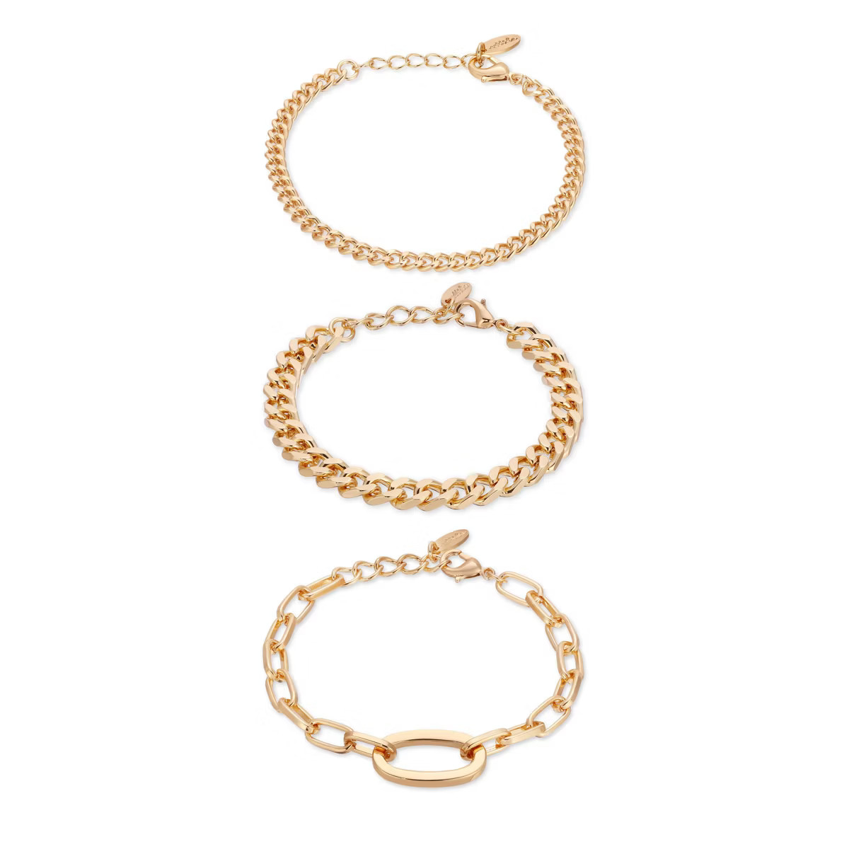 Chain Game Bracelet Set - Ettika Gold | Target