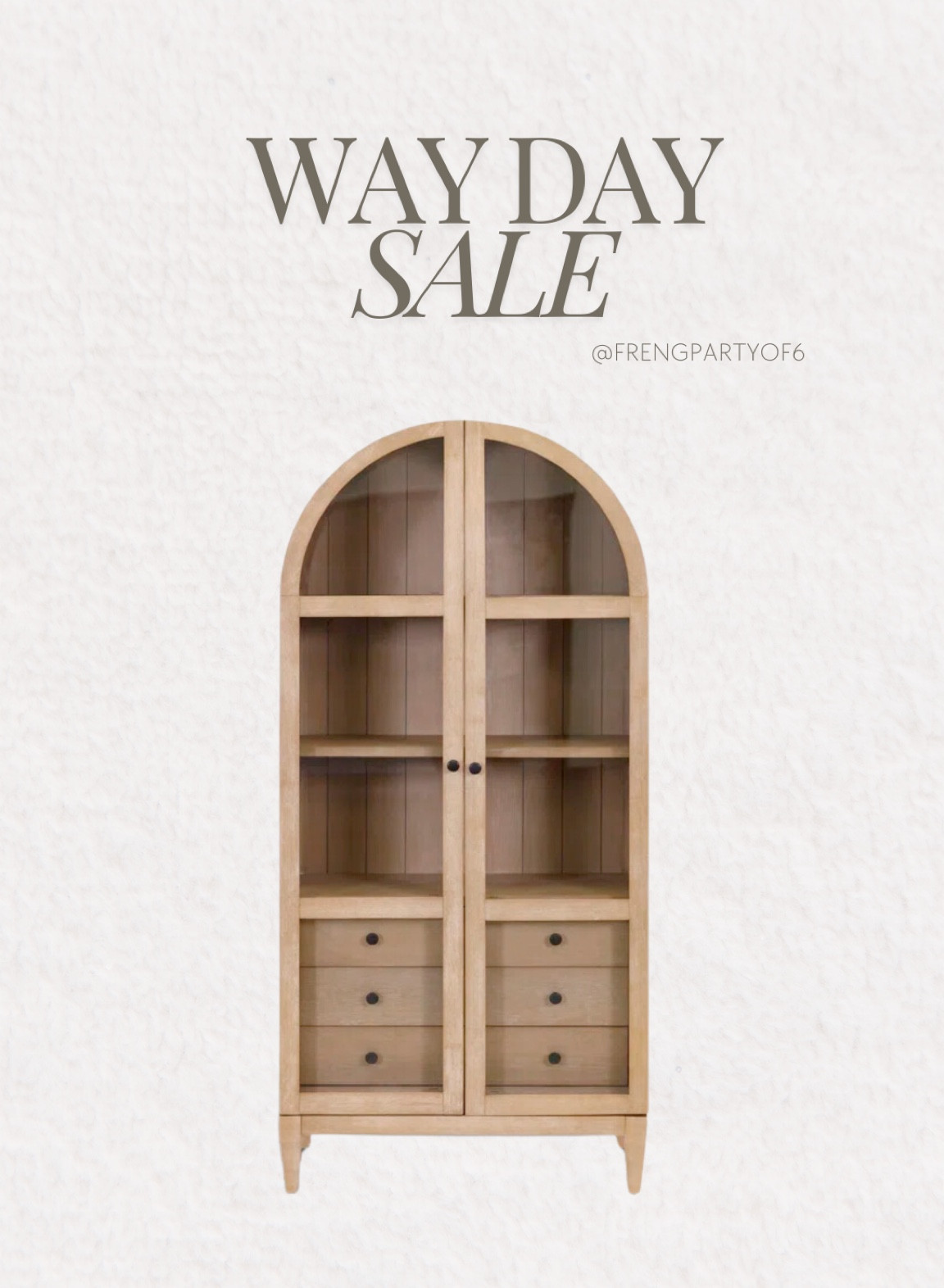 29% off this beautiful arched cabinet during way day!

#LTKSaleAlert #LTKHome