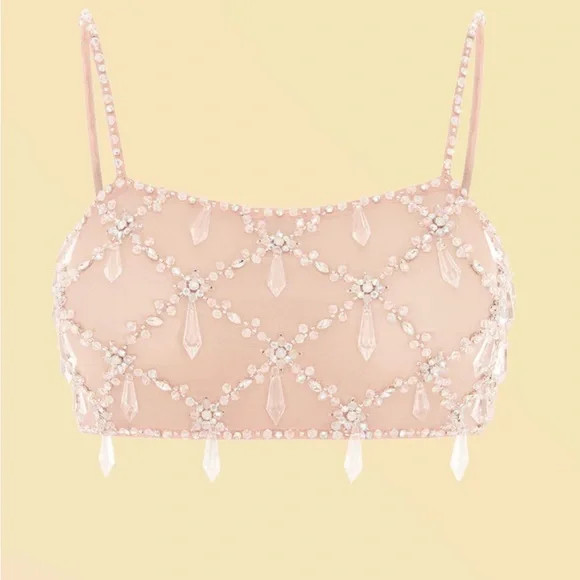 Oceanus Crystal Calliope Co-ord TOP | Poshmark