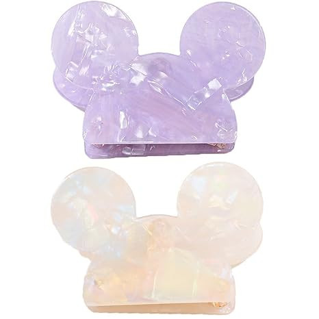 2Pcs Ears Hair Claw Clips for Women Girls, Sparkling Cute Ears Barrettes Hair Accessories for Thi... | Amazon (US)