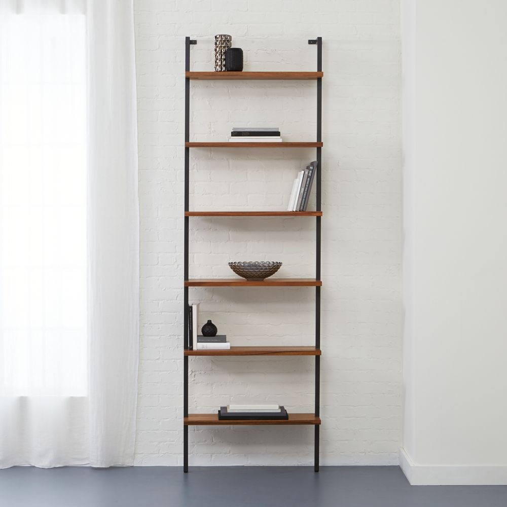 helix 96" acacia bookcase | CB2