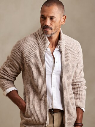 Marled Sweater Jacket | Banana Republic Factory