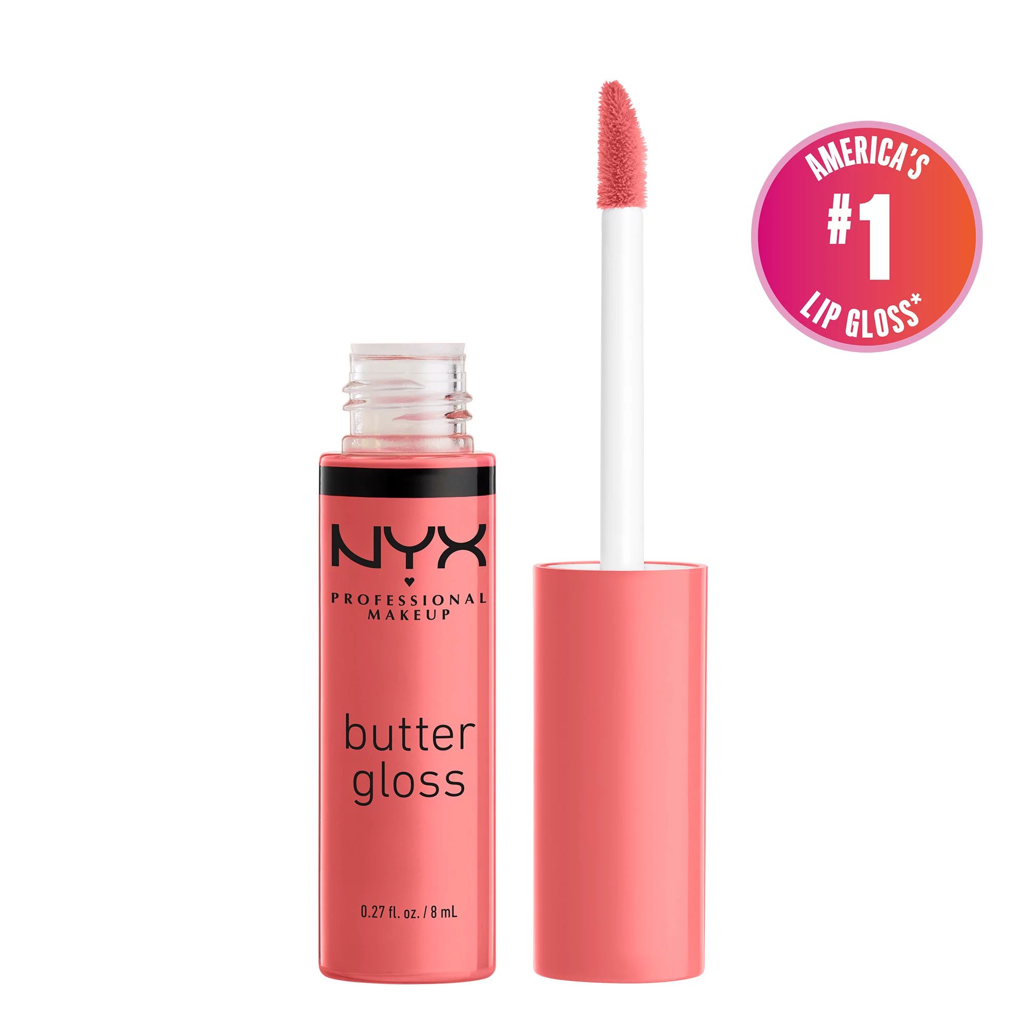 NYX Professional Makeup Butter Gloss, Non-Sticky Lip Gloss, Creme Brulee, 0.27 Oz | Walmart (US)
