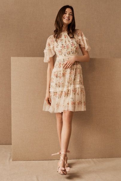 Needle & Thread Emma Ditsy Mini Dress | BHLDN