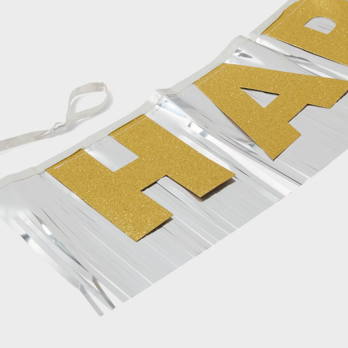 New Year's Eve 'Happy New Year' Silver/Gold Banner - Spritz™ | Target