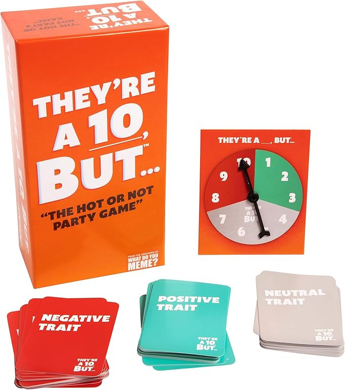 They're a 10 But...The Hot or Not Party Game - Fun Card Games for Adults by What Do You Meme® | Amazon (US)