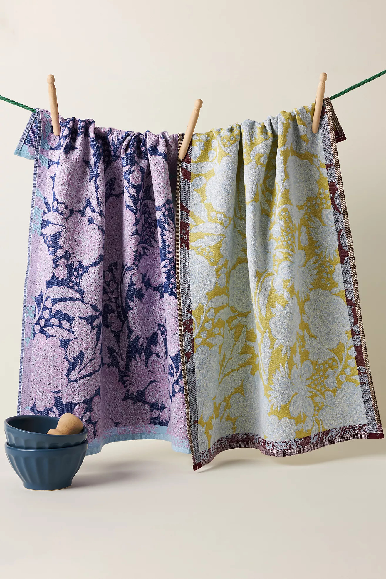 Camila Jacquard Dish Towels, Set of 2 | Anthropologie (US)