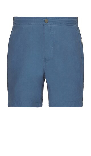 Calder 6" Swim Short in Steel Blue | Revolve Clothing (Global)