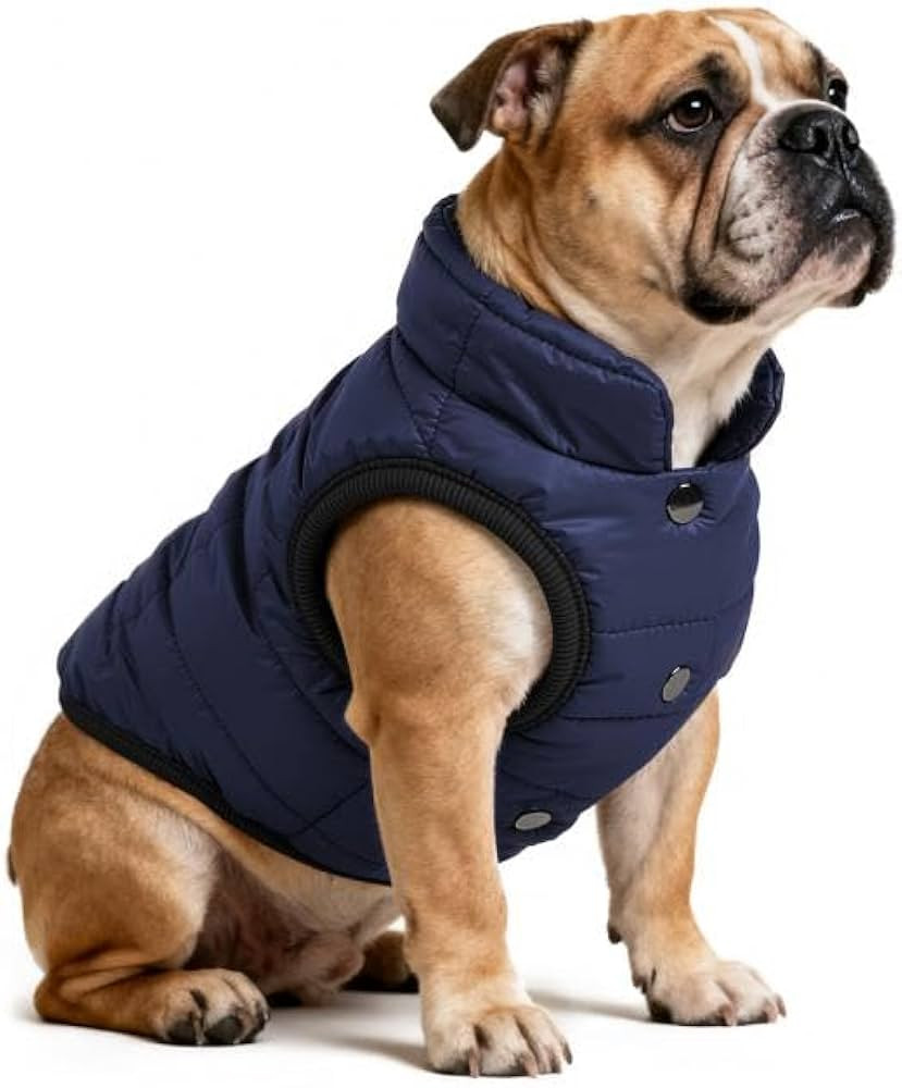 AURUZA Dog Winter Coat, Warm Waterproof Dogs Jacket Small Pet Vest for Medium Dogs Windproof Pet ... | Amazon (US)