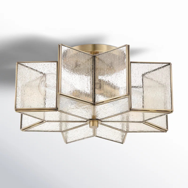 Joss & Main Putnam 2 - Light 16" Unique/Statement Star Flush Mount & Reviews | Wayfair | Wayfair North America