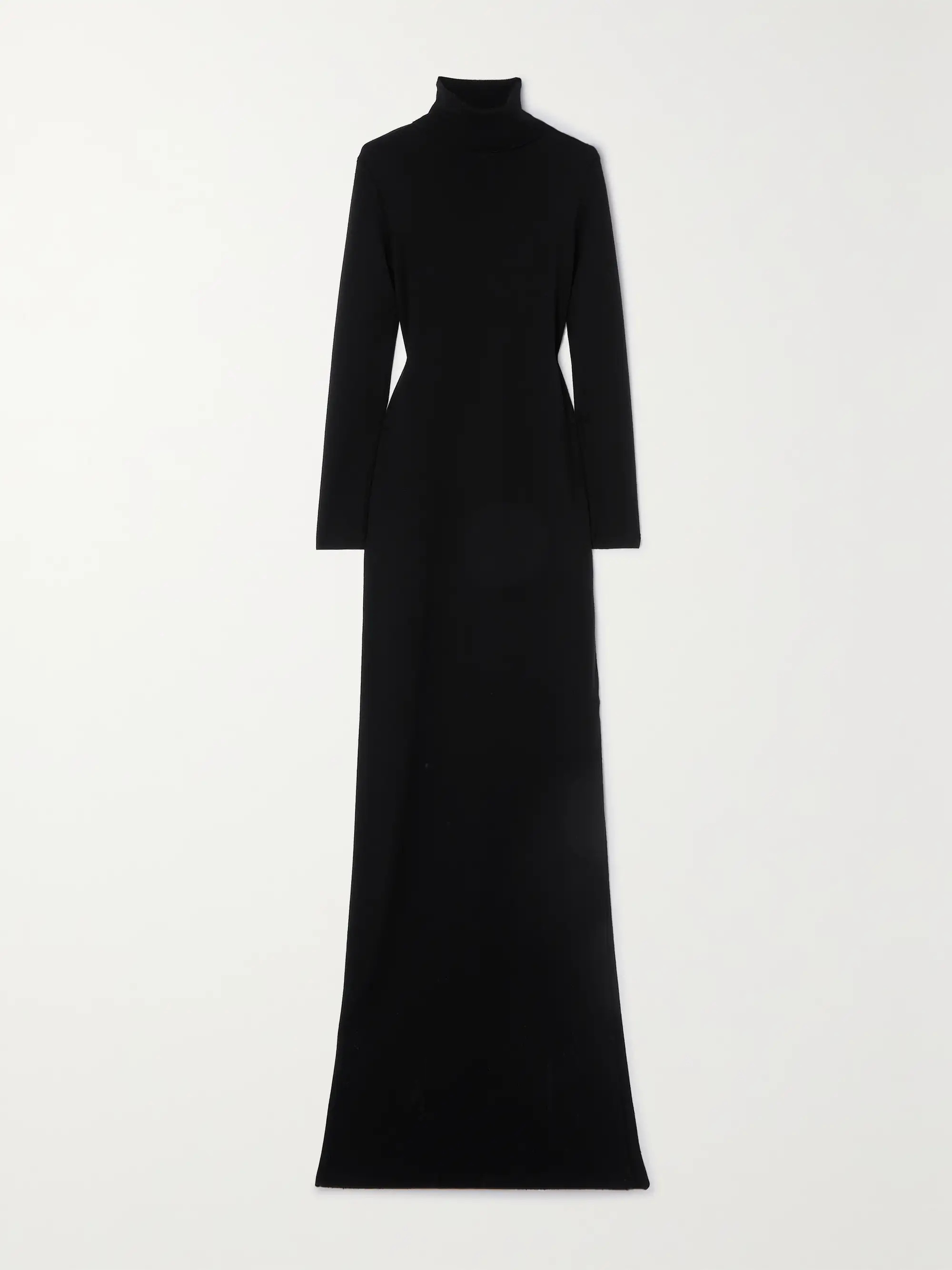 Cutout wool turtleneck maxi dress | NET-A-PORTER (UK & EU)