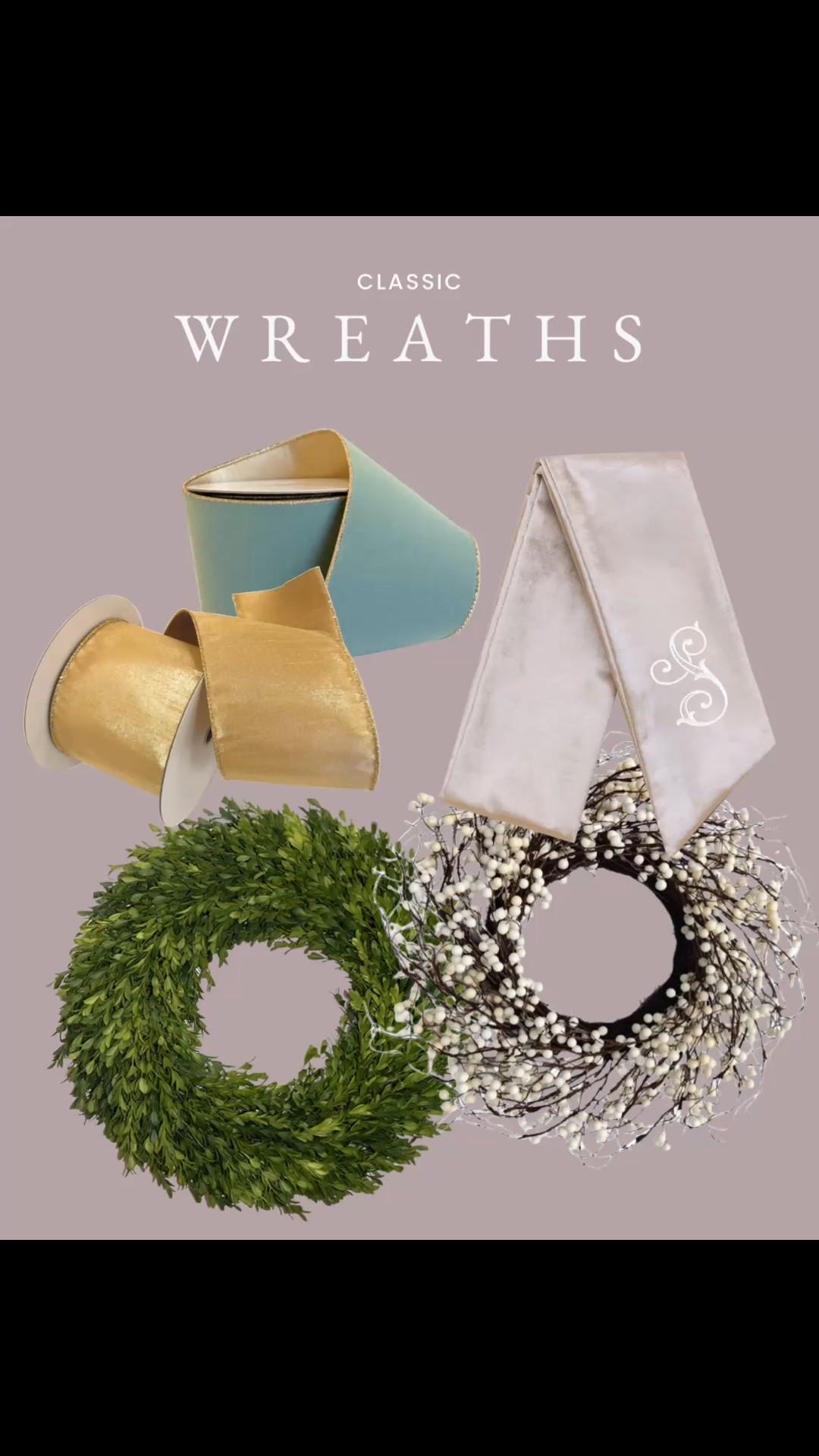 I have both of these wreaths and wreath sash! Elegant and stylish ways to dress up the front door for fall, Christmas and any holiday with custom wreath sash options

Boxwood wreath, ribbon, berry wreath

#LTKSeasonal #LTKHome #LTKParties