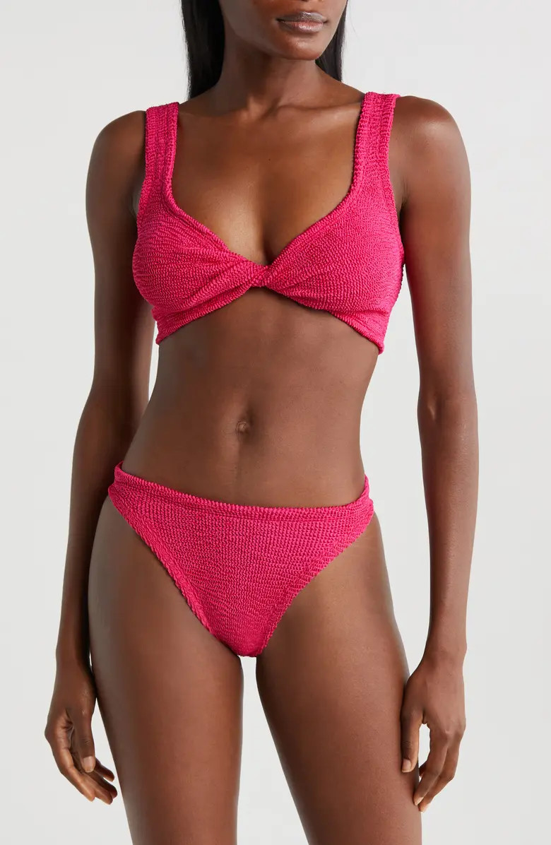 Juno Crinkle Twist Two-Piece Swimsuit | Nordstrom