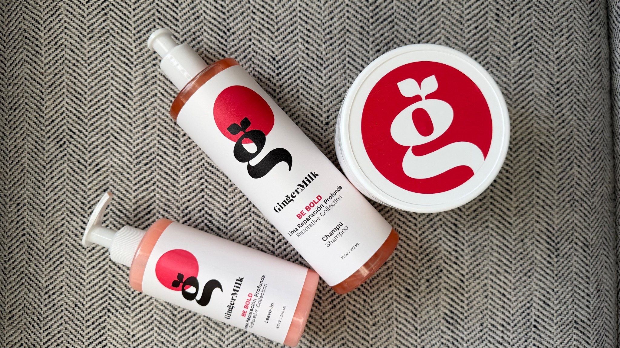 Ginger milk be bold! Linda reparación profunda 